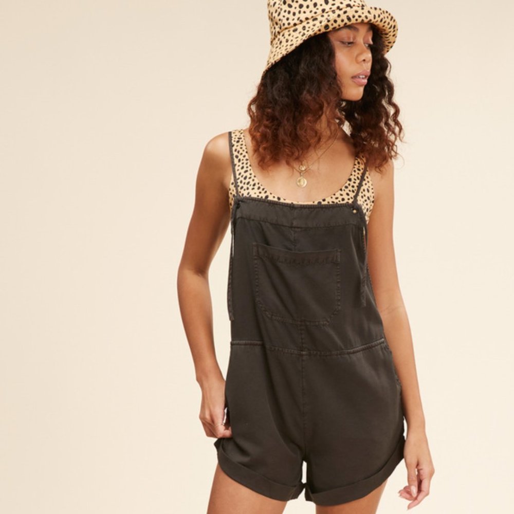 PacSun Billabong Wild Pursuit Jumpsuit - Off black Size XS